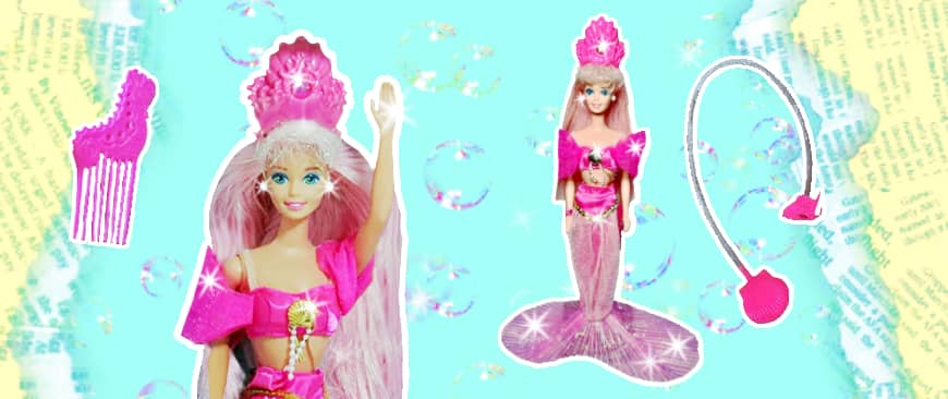 90s Fountain Mermaid Barbie dolls