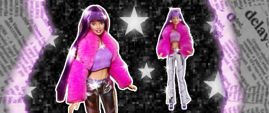 90s Jam’ N Glam Barbie dolls