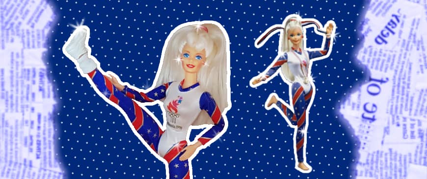 90s Olympic Gymnast Barbie dolls