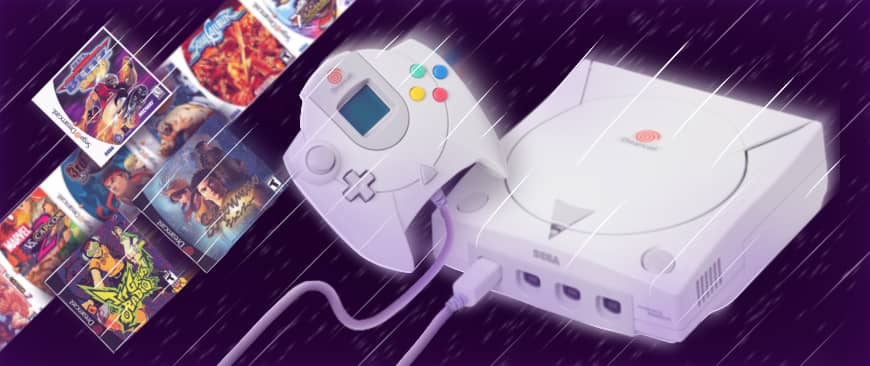 Sega Dreamcast 90s game console and best games