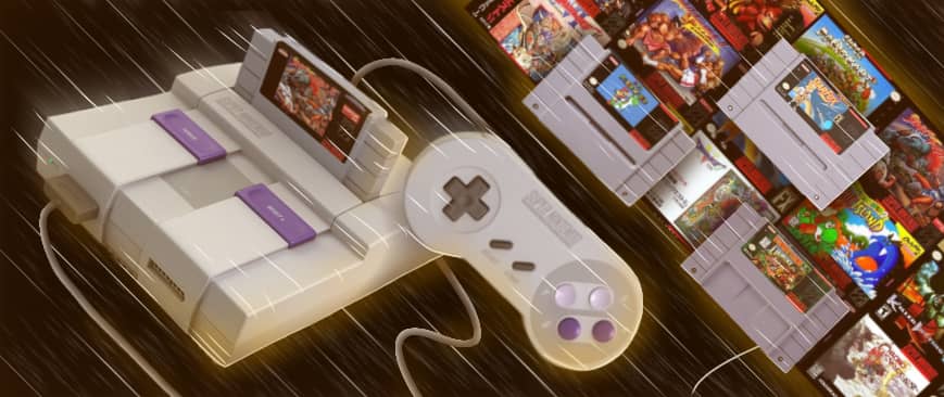 The Super Nintendo and its most popular  games