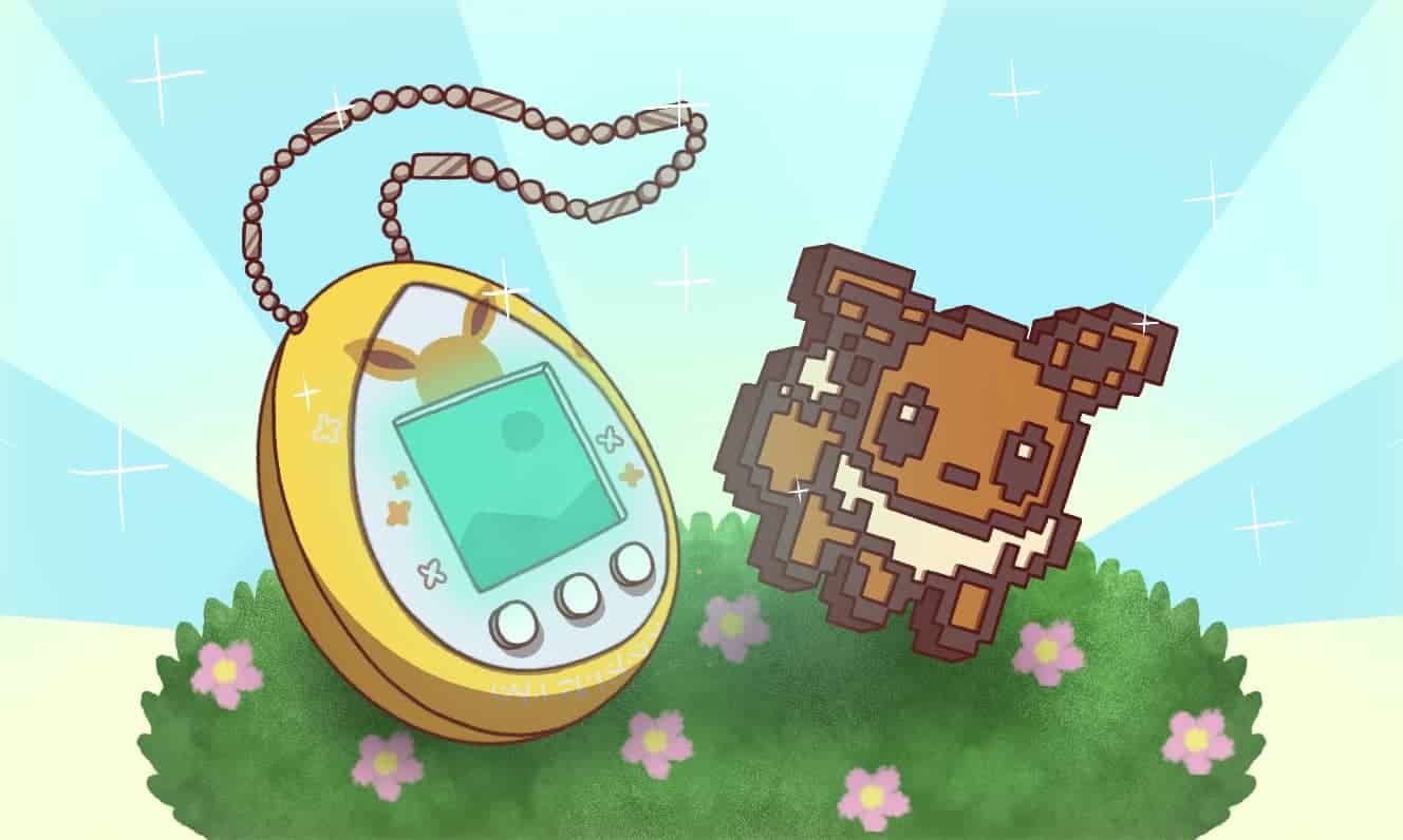 Være Bevæger sig ikke Ciro Eevee Tamagotchi: Pokémon x Tamagotchi Collab – 90s Toys