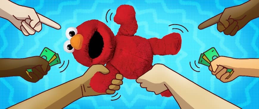 Tickle me hot sale elmo craze