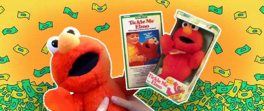 Tickle Me Elmo was the hottest toy of 1996