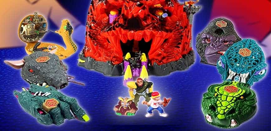 90s kids playing with some of the most popular Mighty Max Doom Zones