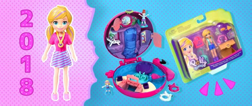 In 2018 Mattel brought back some of the original 90s Polly Pocket designs