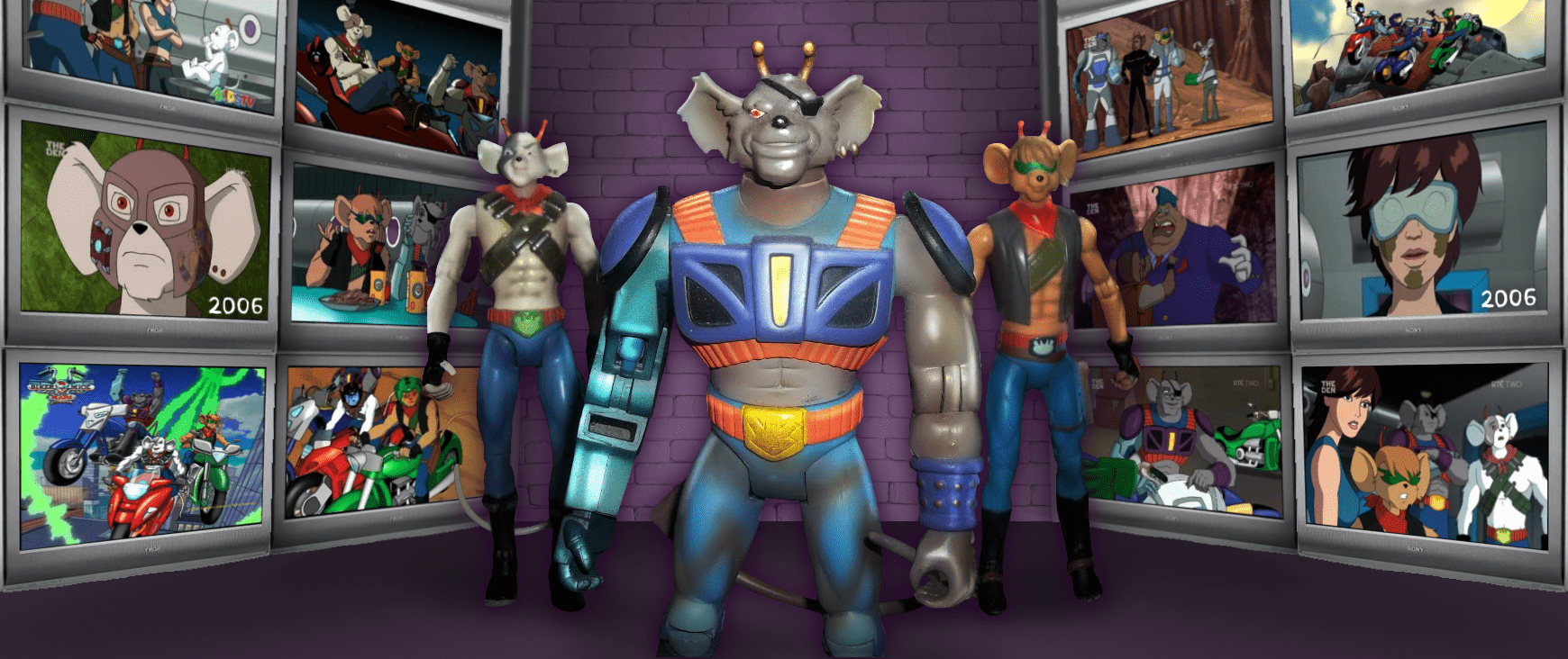 2006 Biker Mice From Mars action figures