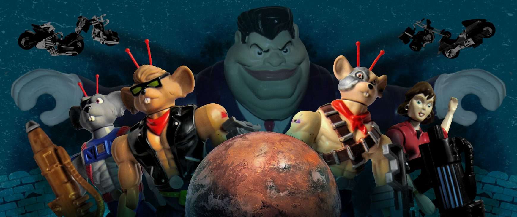 Biker Mice From Mars has an out of this world backstory
