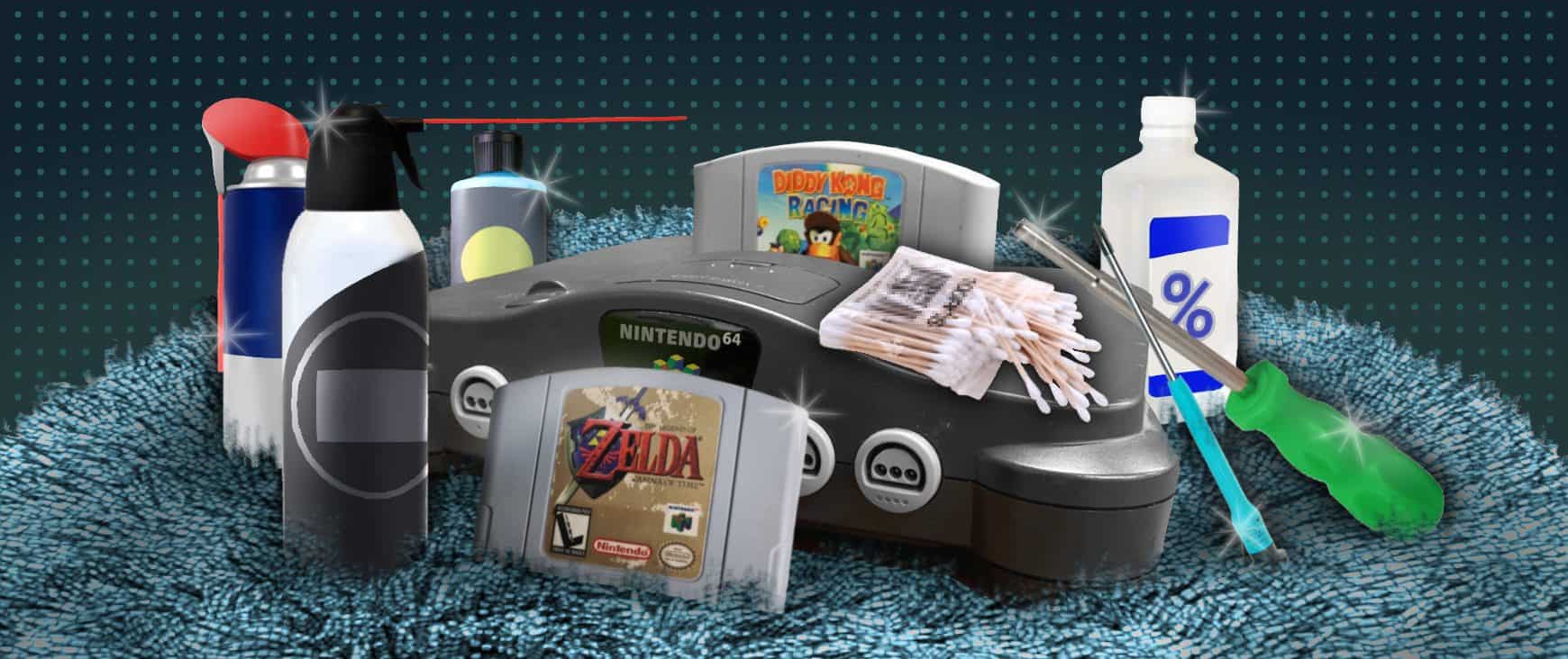 All the gear you need to clean your n64 games