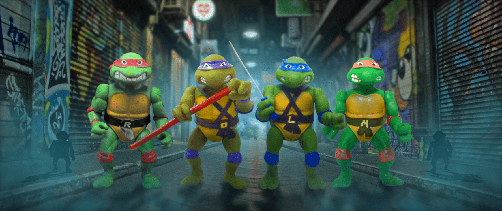 Giant Turtles Teenage Mutant Ninja Turtles action figures