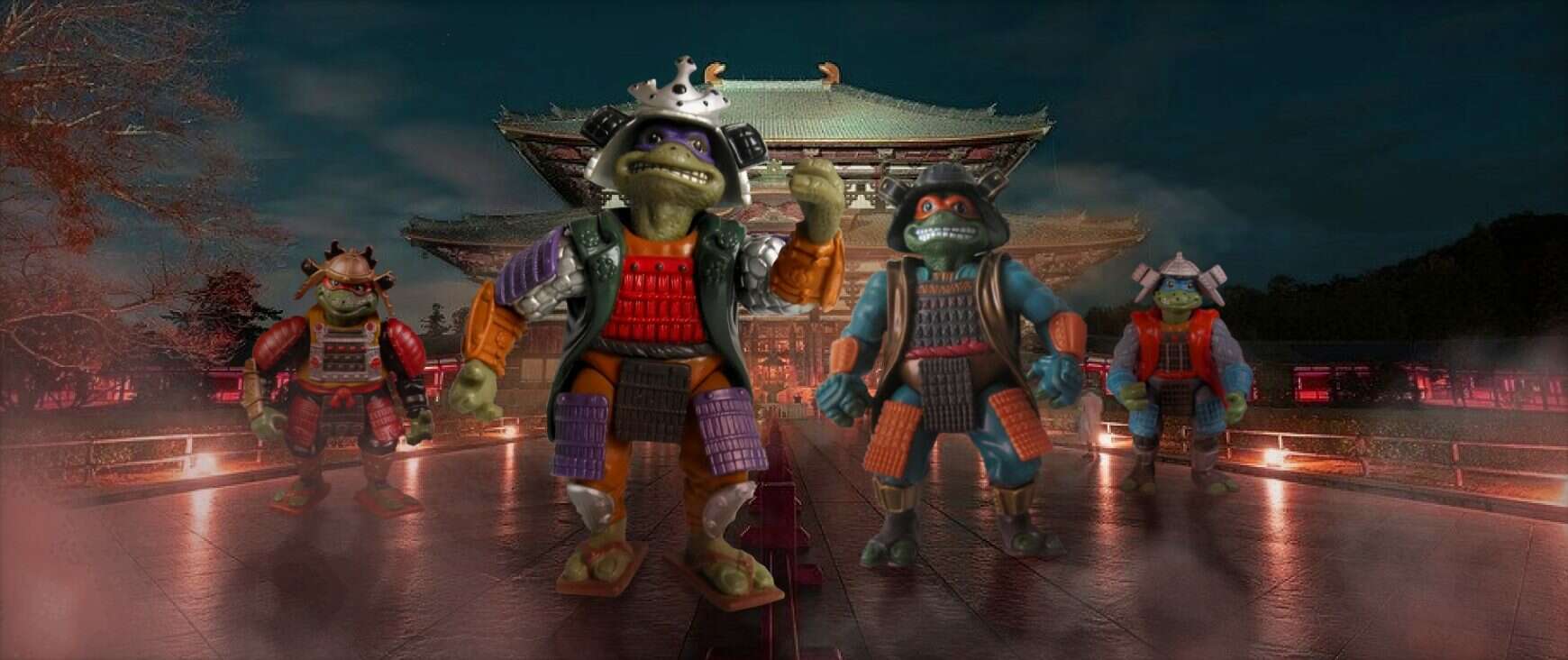 Samurai Turtles action figures from Movie III