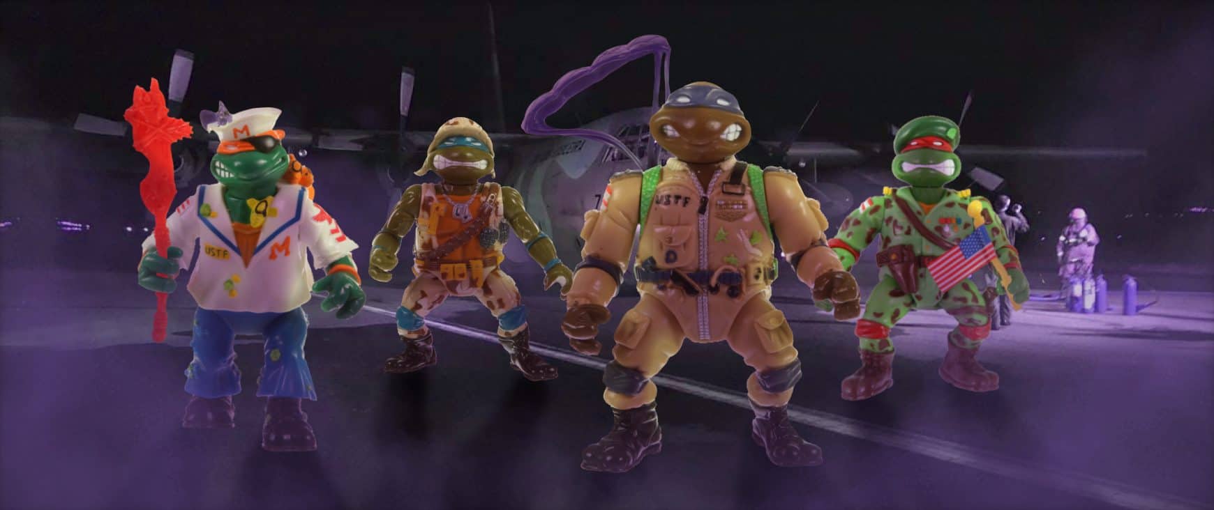 Mutant Military Turtles, TMNT action figures from 1991