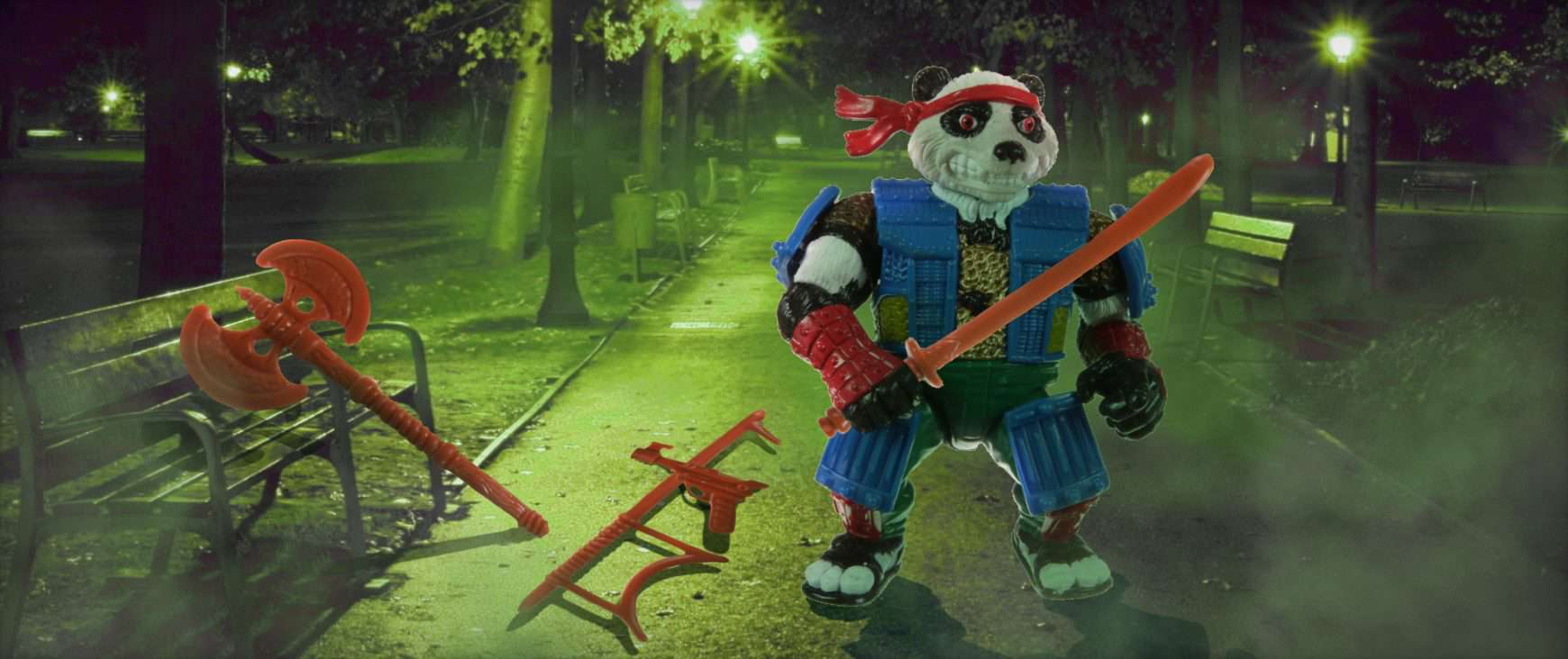 Panda Khan TMNT action figure
