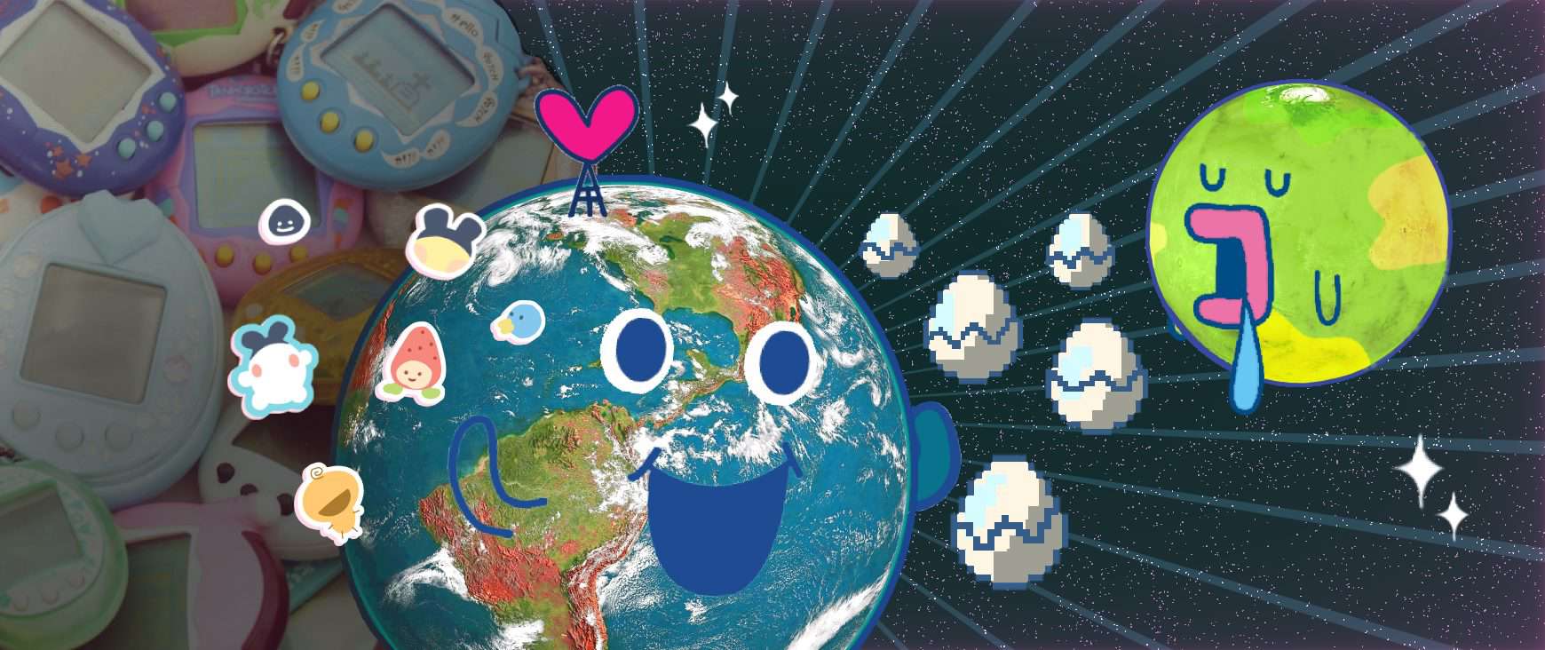 Aliens coming to earth from Tamagotchi planet 