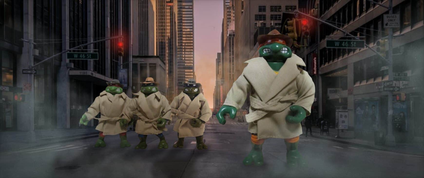 Undercover Turtles TMNT action figures