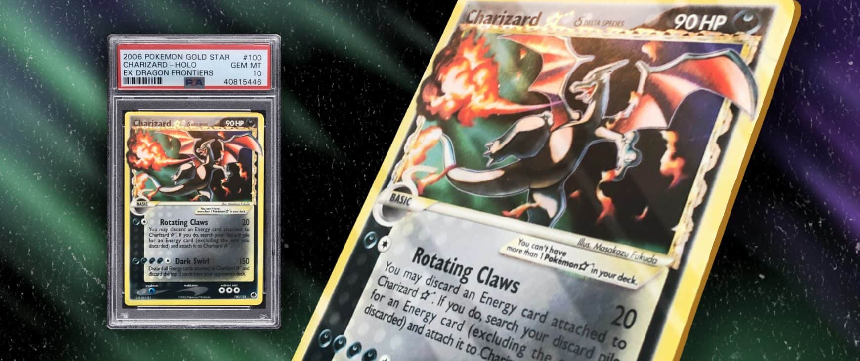 Dragon Frontiers Gold Star Holographic Charizard