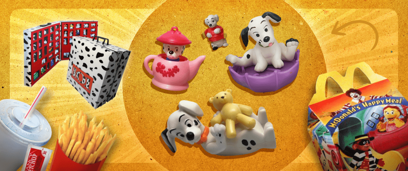 90s McDonald's 101 Dalmatians Figurines 