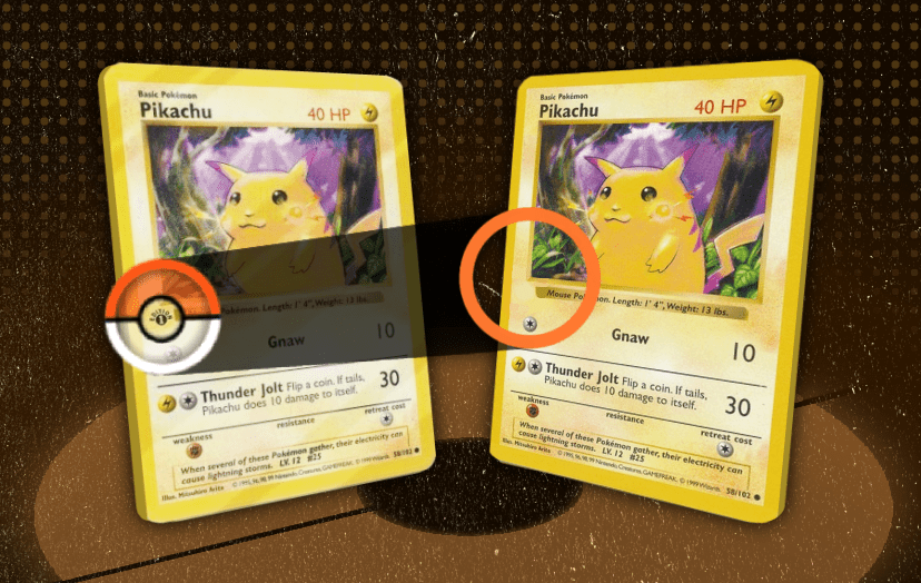 How to check Pokémon cards for misprints and errors