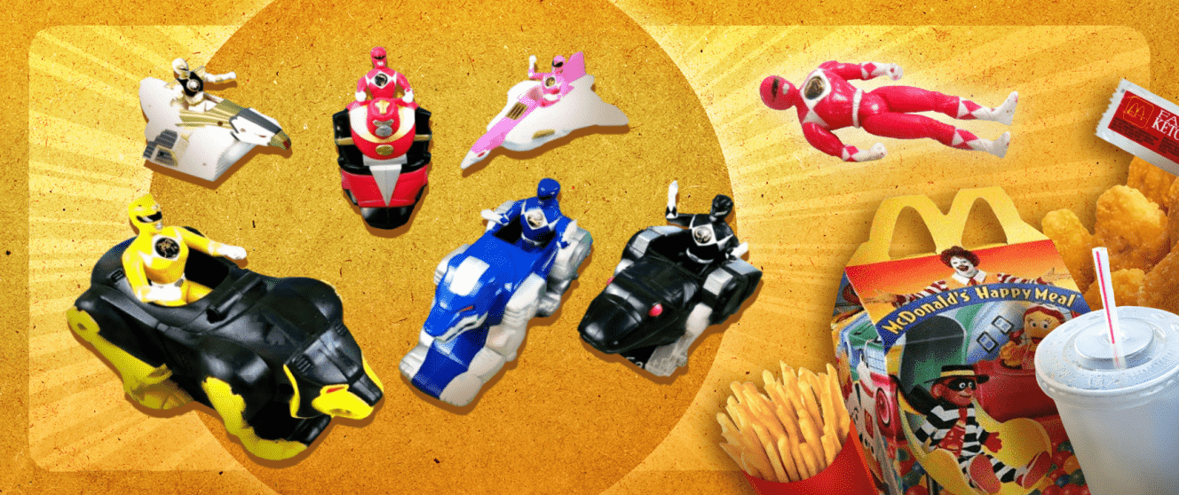 Power Rangers: The Movie, Toy Set 2 McDonald's Happy Meal toys