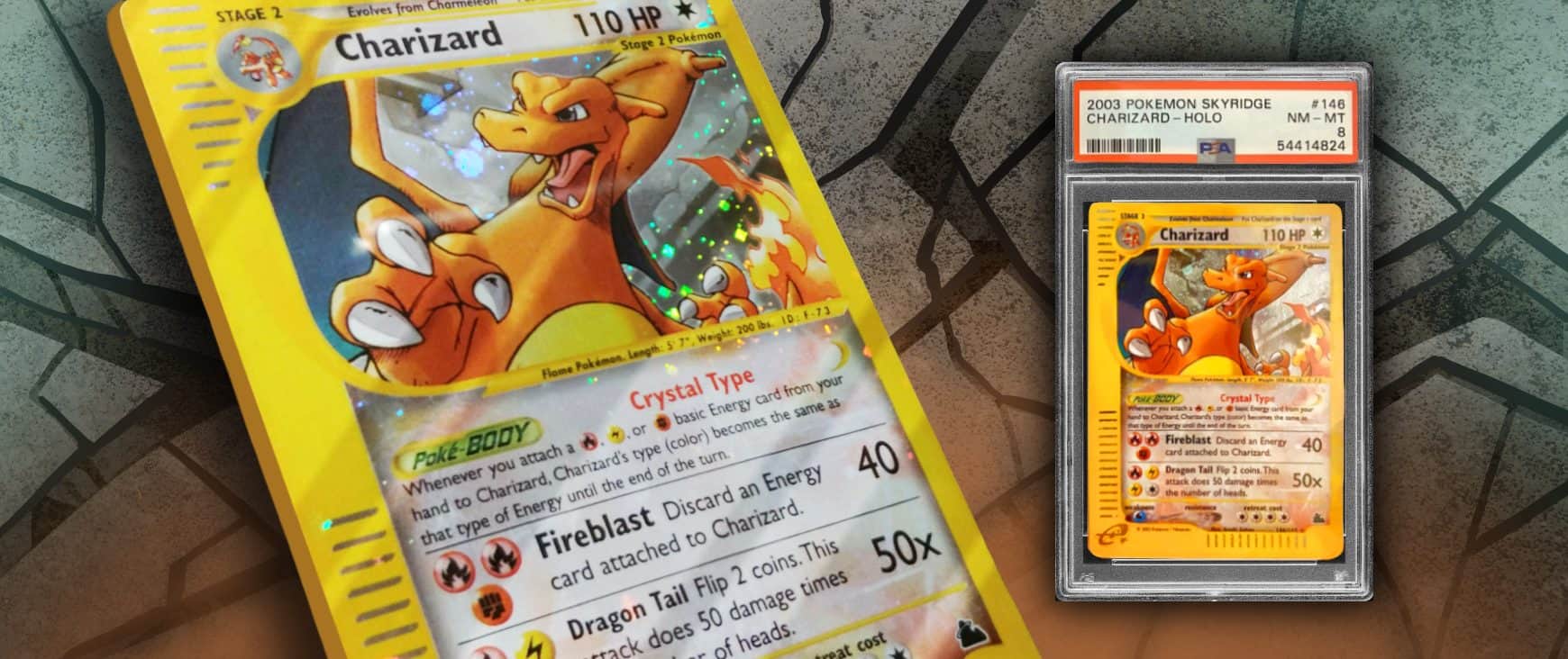 Skyridge Holographic Crystal Charizard