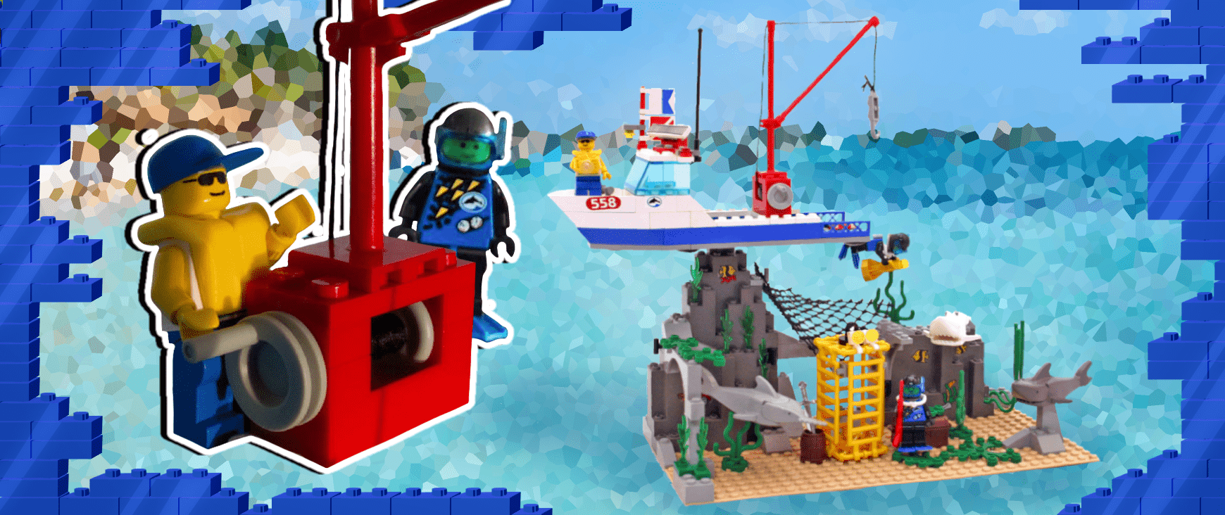 Shark Cage Cove Lego set from 1997