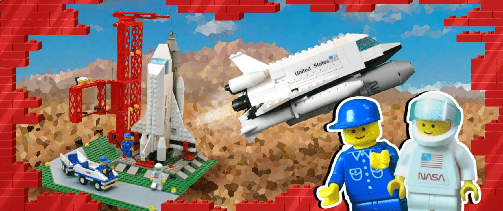 Space Shutter Launch Lego set from 1990