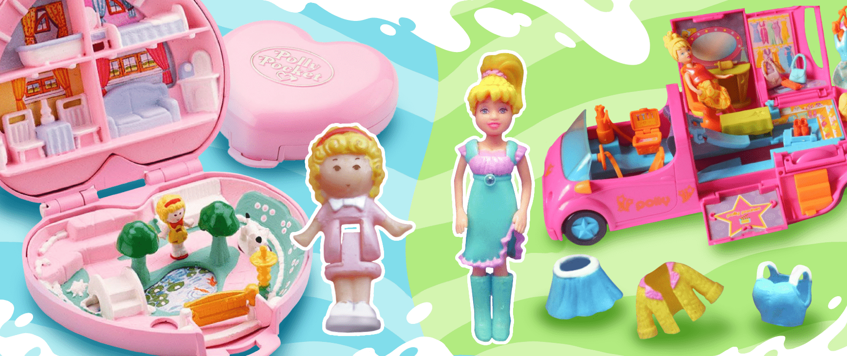 Polly Pocket had several redesigns