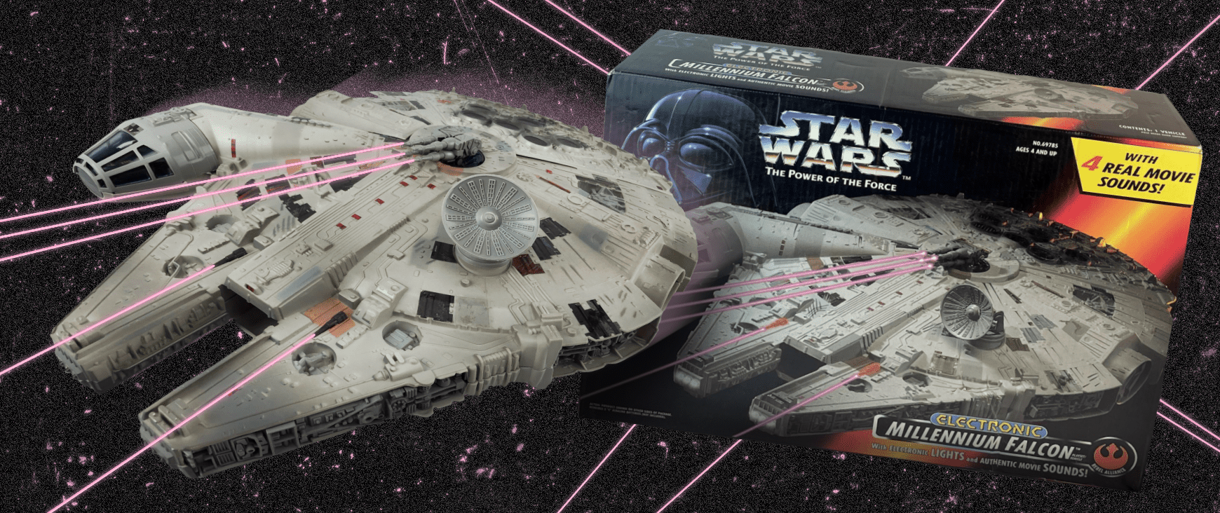 Power Of The Force Electronic Millennium Falcon