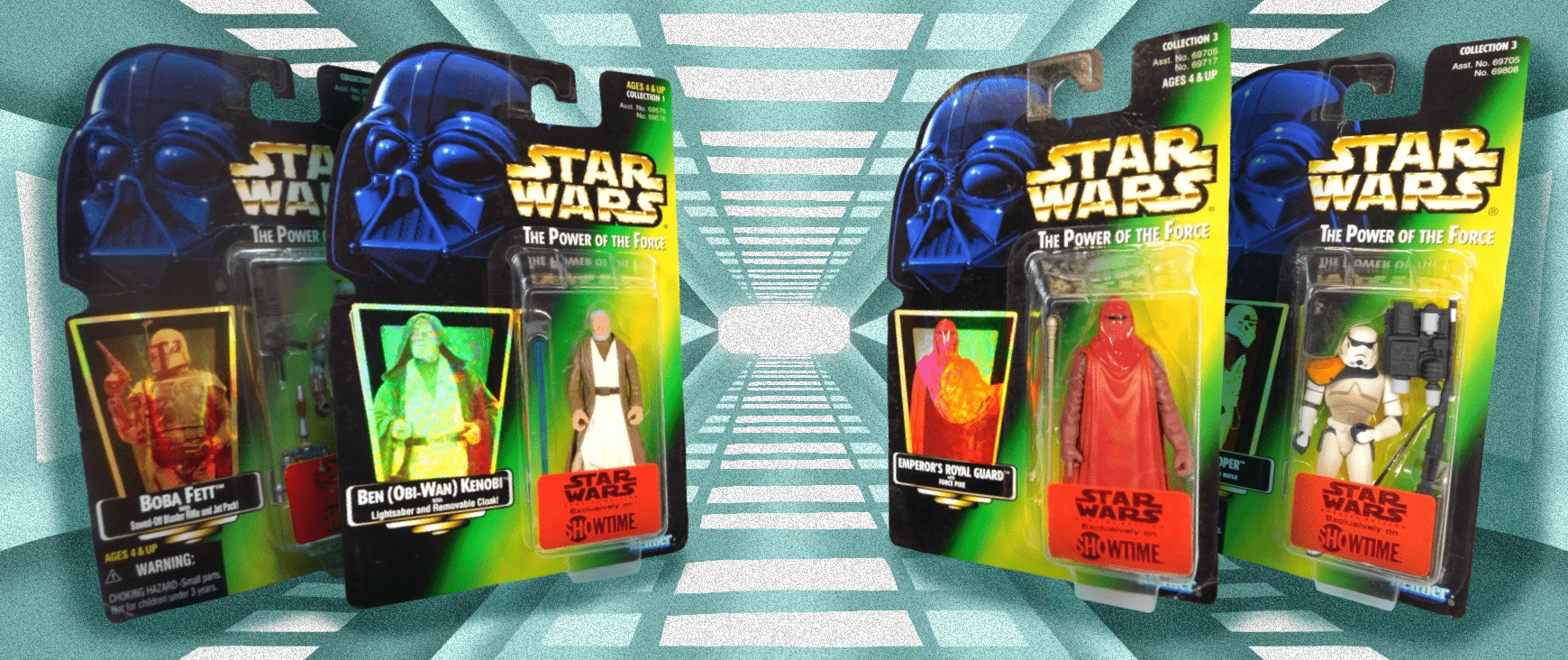 Power Of The Force Showtime Employee Exclusive Figures