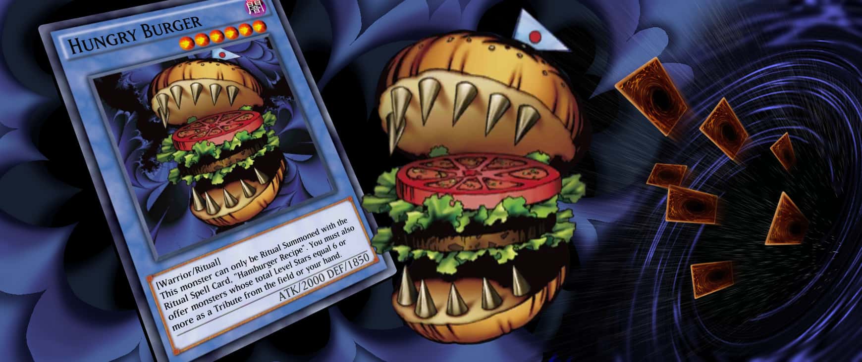 Hungry Burger Yu-Gi-Oh! card
