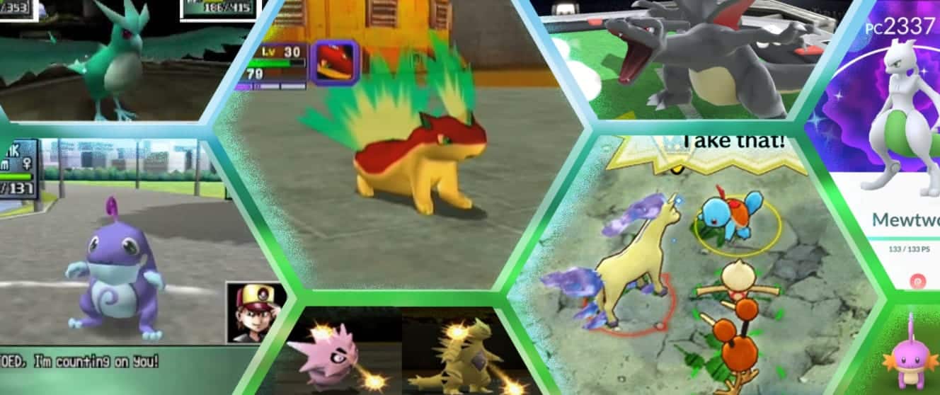 Shiny Pokémon in the spinoff Pokémon games