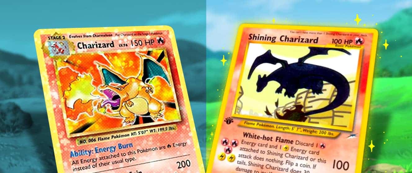 Holographic Pokémon vs Shiny Pokémon