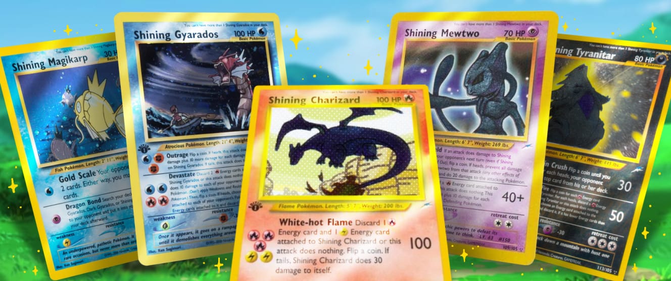 Shiny Pokémon in the trading card game