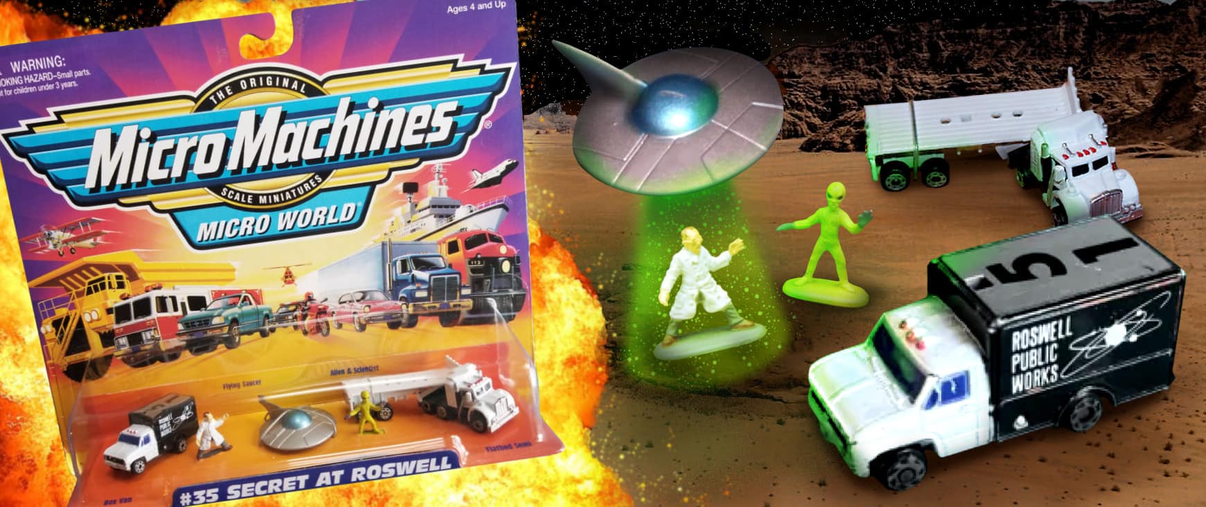 Micro Machines #35 Secret At Roswell released 1993