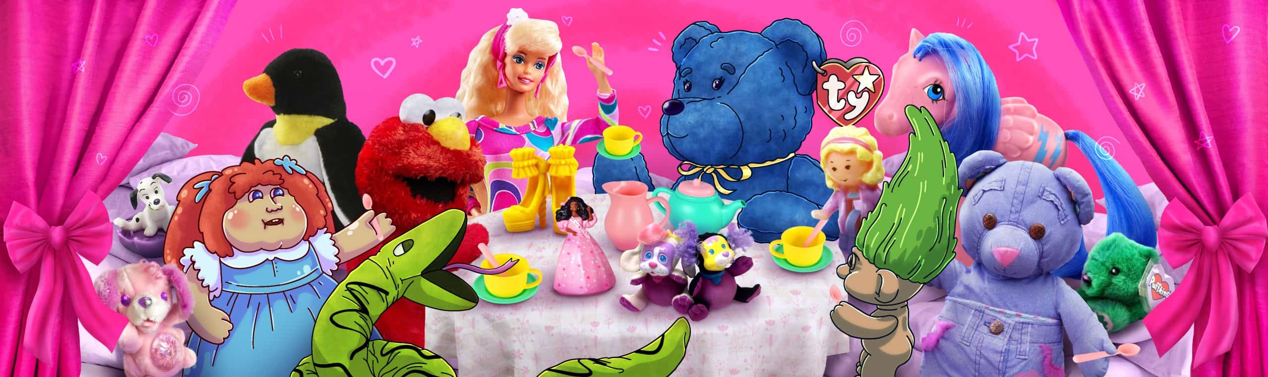 90s dolls and soft toys