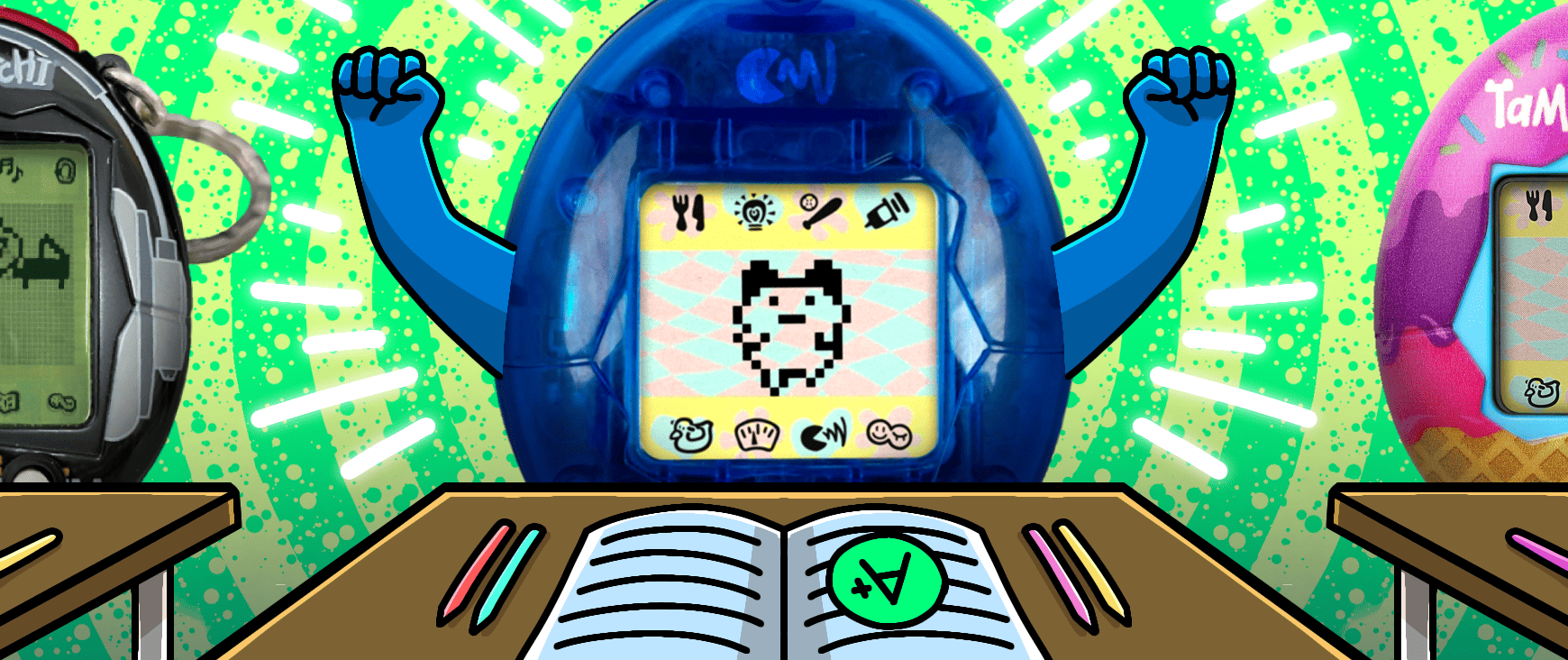 Tamagotchi grade A student