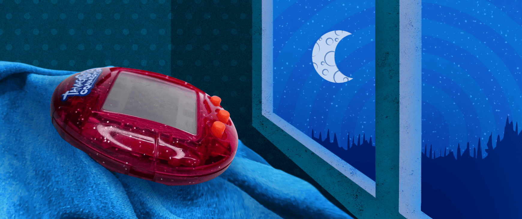 Tamagotchi sleeping all night long