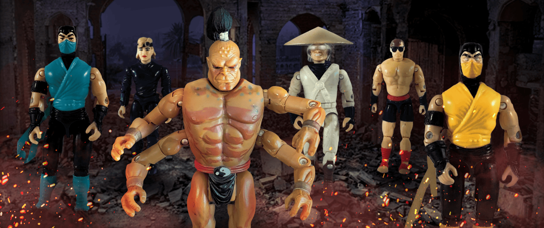 Hasbro 90s Mortal Kombat action figures