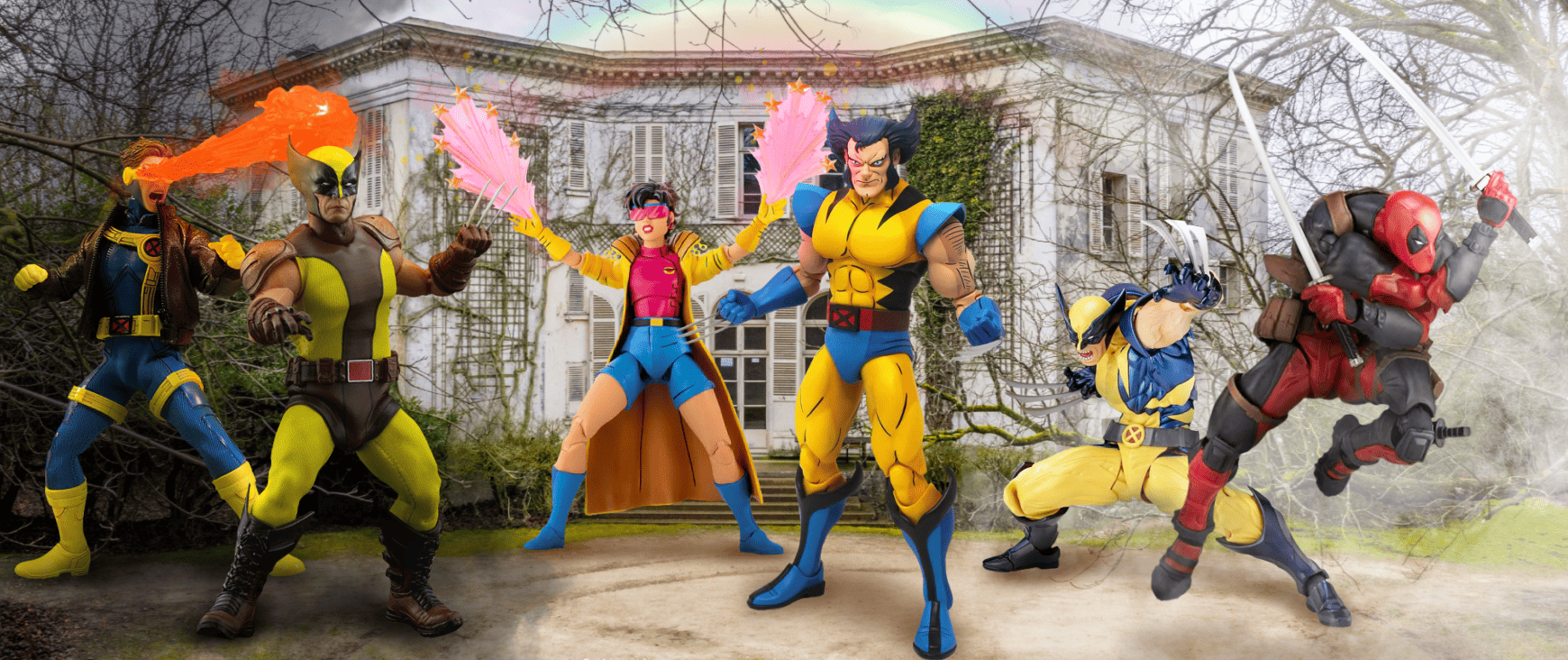 Mezco, Mondo and Revoltech X-Men action figures