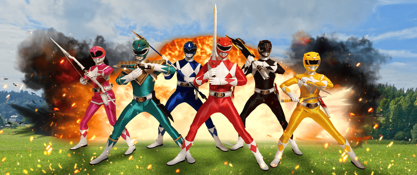ThreeZero Power Rangers action figures