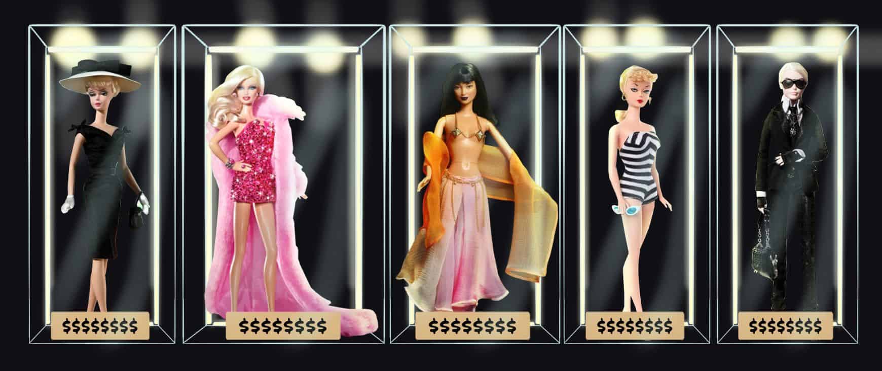 Rare and expensive Barbies