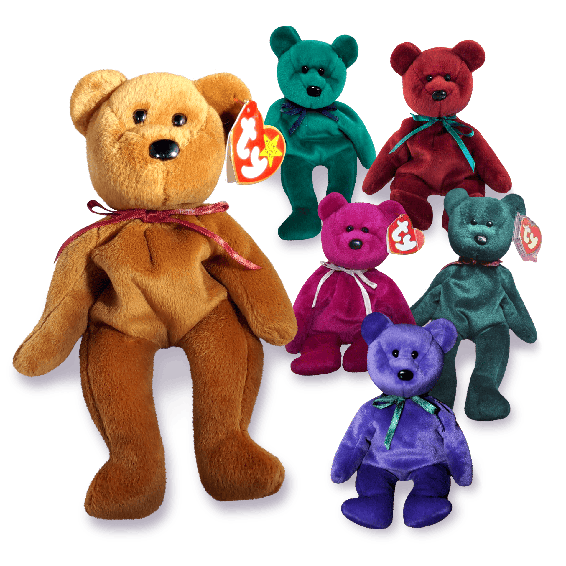 Teddy the Bear New Face Beanie Baby