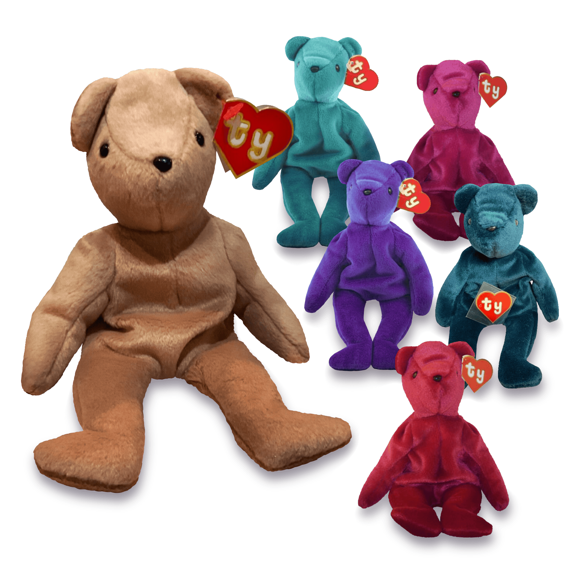 Teddy the Bear Old Face Beanie Baby