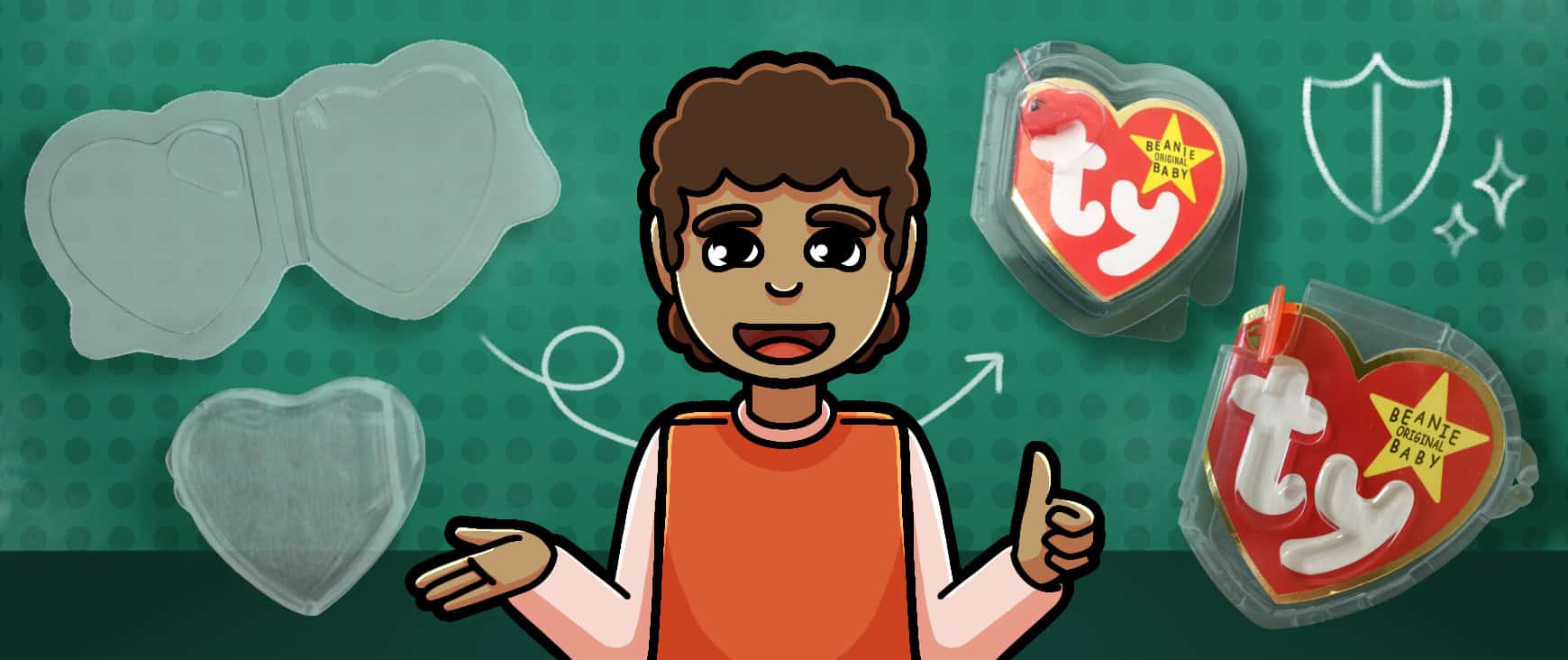 Teaching how to preserve Beanie Baby tags